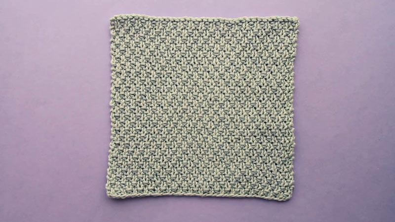 Moss Stitch in Knitting