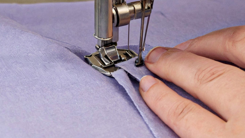 Lapped Seam in Sewing