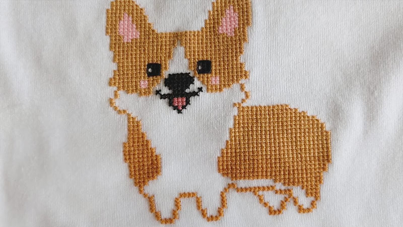 How to use waste canvas for cross stitch
