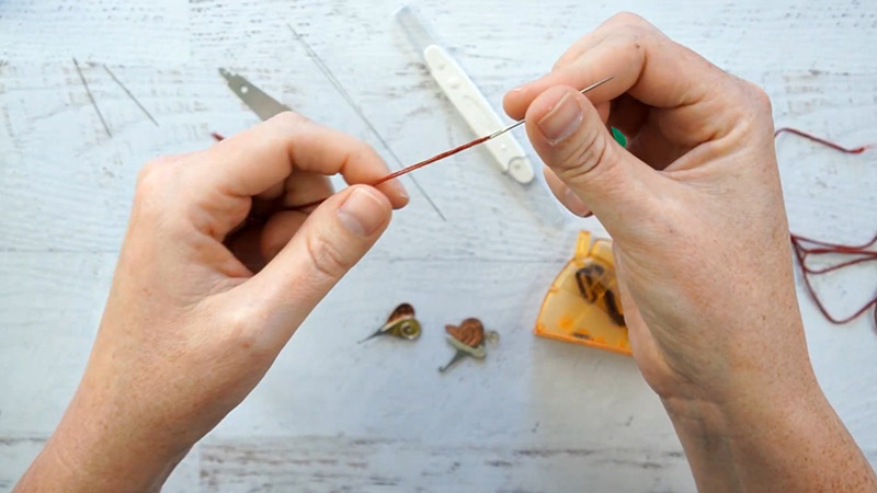 Embroidery Needle For Six Strands Of Floss