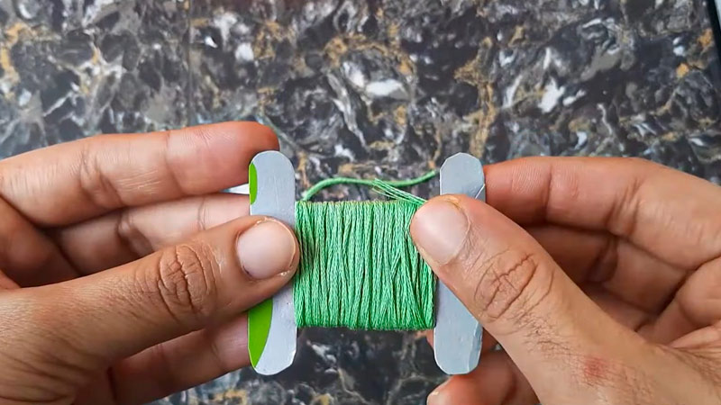 Put Embroidery Floss on a Bobbin