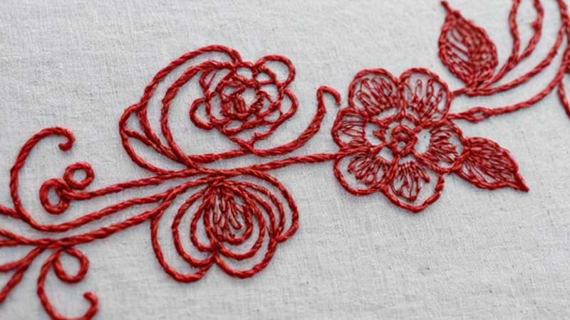 Stitch Is Used For Redwork