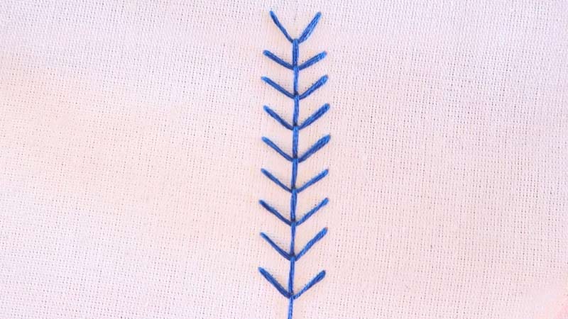 Fern Stitch In Embroidery