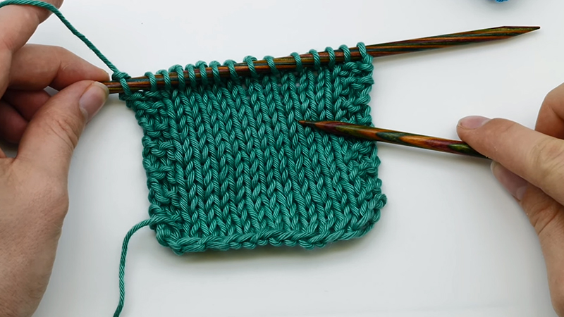 Knit Stockinette Stitch