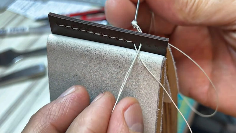 Saddle Stitch in Sewing