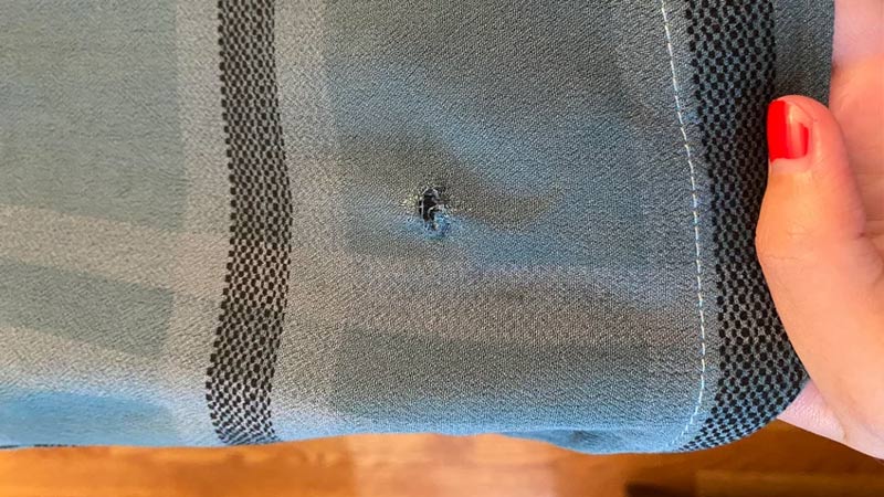 Repair A Hole In Rayon Fabric