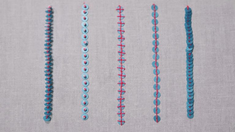 Sew Sequin Trim by Hand