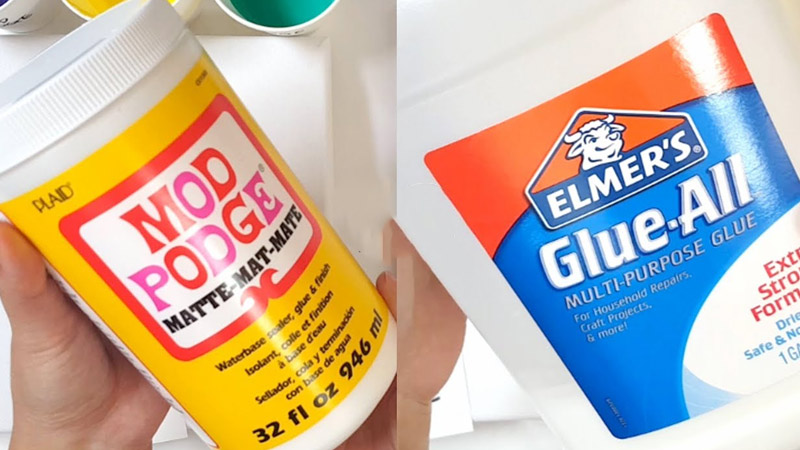 Use White Glue Instead Of Mod Podge