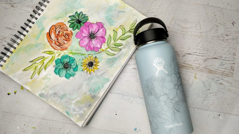  Paint On A Metal Water Bottle