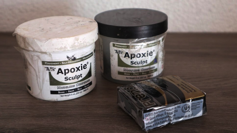 Review: EPOXY clay vs. POLYMER Clay (Apoxie Clay from Aves) 