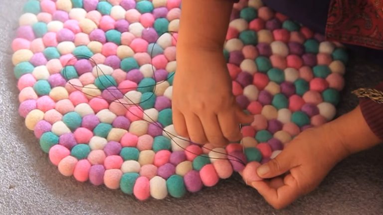 Felt Balls To Make A Rug