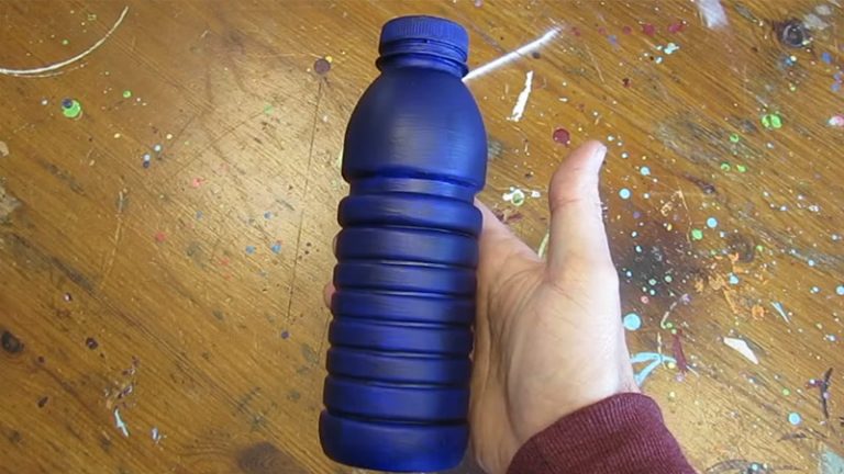 How To Paint A Water Bottle