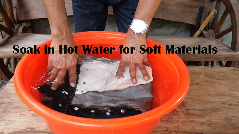 Soak in Hot Water for Soft Materials