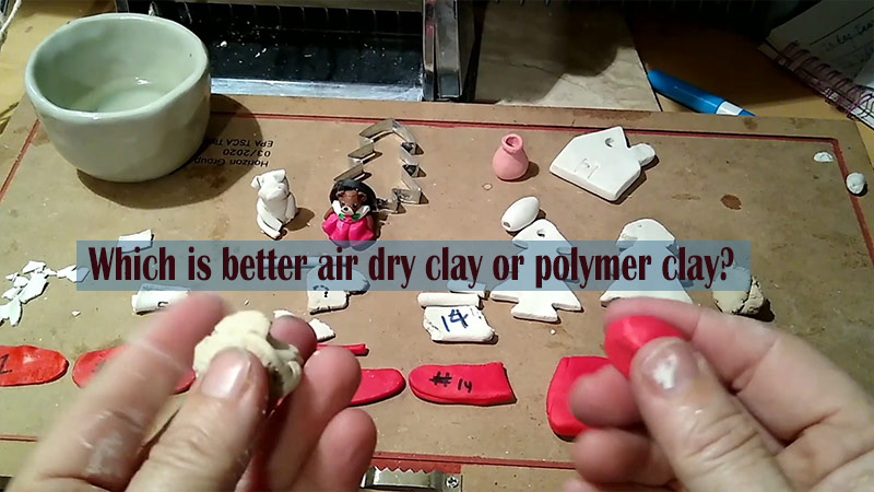 Which is better air dry clay or polymer clay?