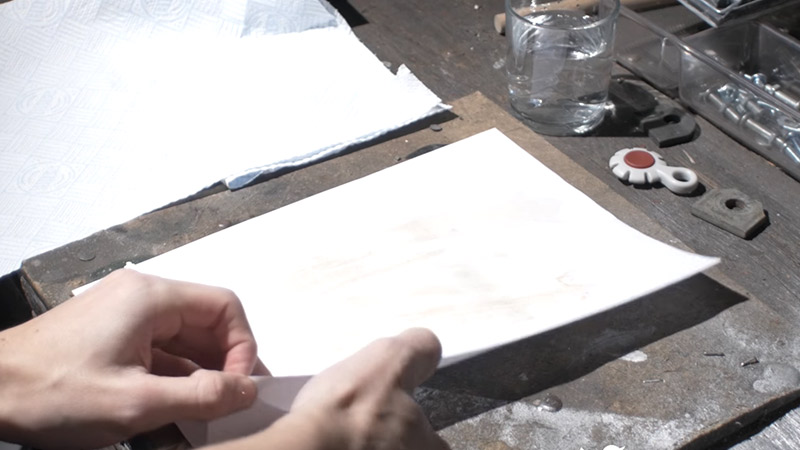 How do you age paper with lemon juice?