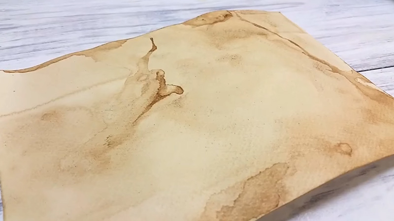 Can You Tea Stain Paper with Ink on It?