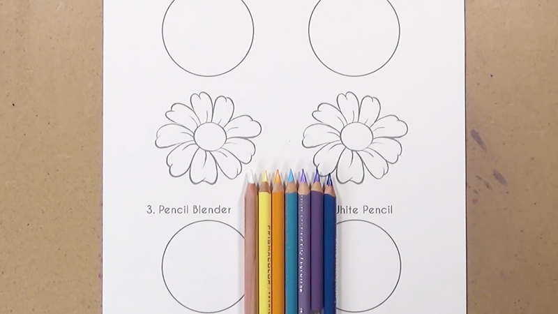 How do you dull colored pencils?