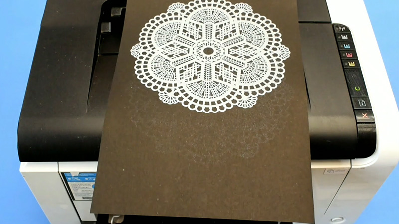 Will a Printer Print White on Black Paper?