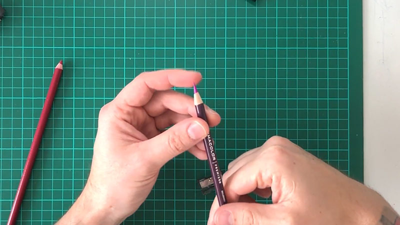 Sharpen Colored Pencils Without Breaking