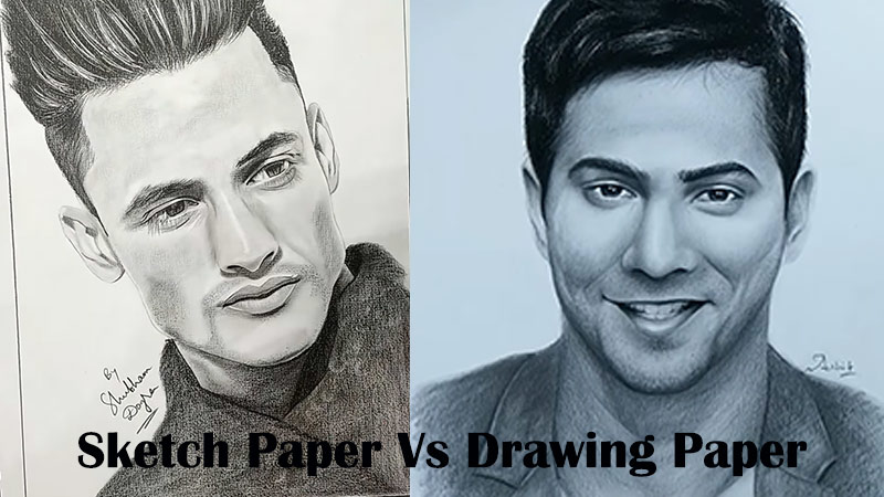 What is the difference between sketch & drawing paper