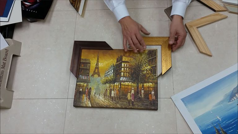 Oil Paintings Be Framed Under Glass