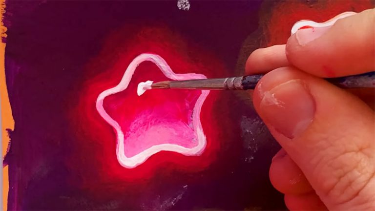 Make Acrylic Paint Glow