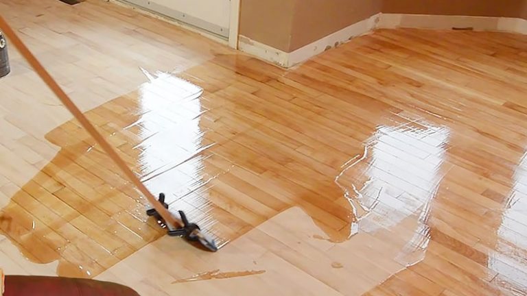 Paint Off Wood Floor