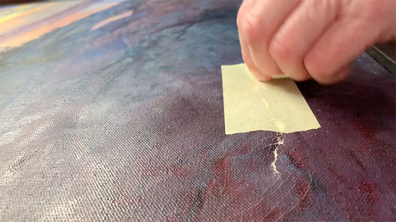 How to Fix Cracking Paint on Canvas