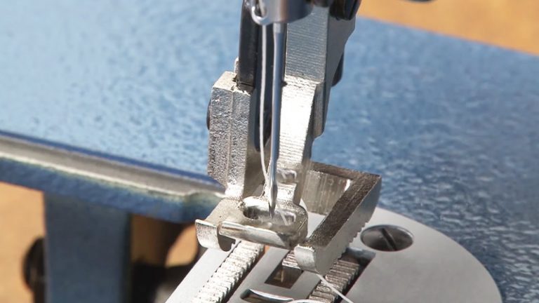 Drilling Needle On Sewing Machine