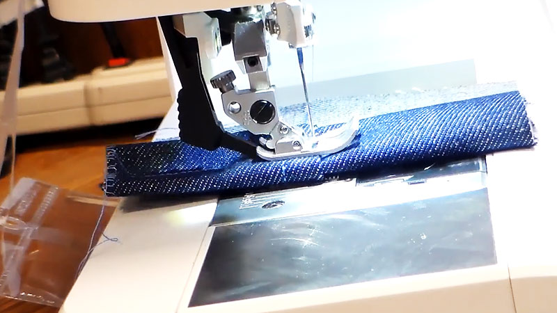 Dual Feed On A Sewing Machine