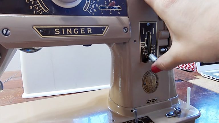 Grease Inside Sewing Machine