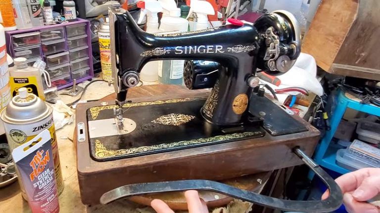 Knee Powered Sewing Machine