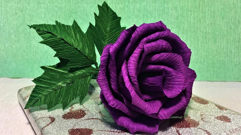 Need To Make A Purple Origami Rose