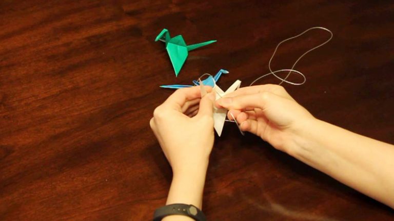 Need To String Origami Cranes Together