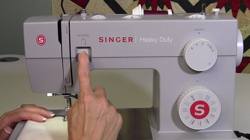 Reverse Button On A Sewing Machine
