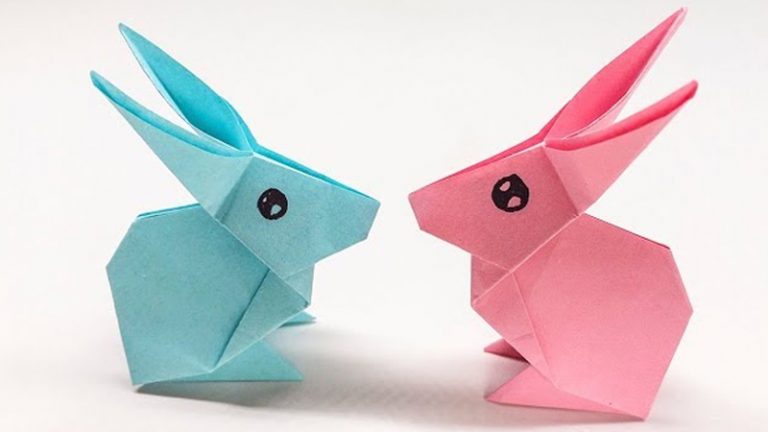 River Make Origami Rabbits