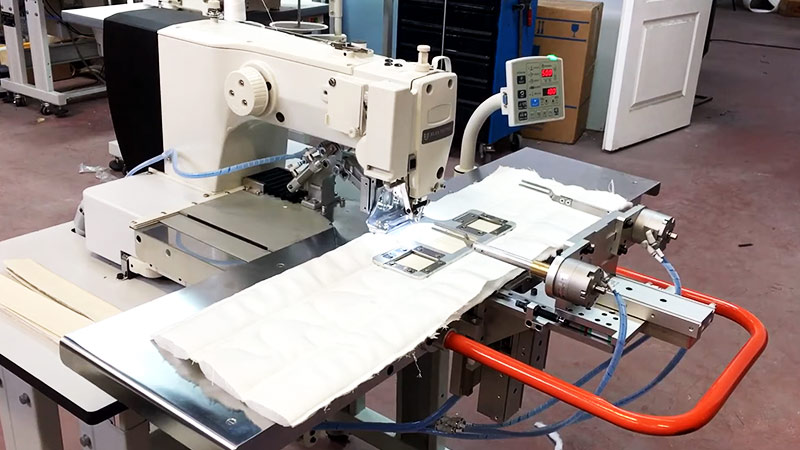 Semi Automatic Sewing Machine
