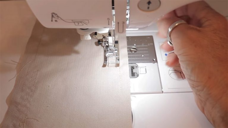 Number Is Half Inch On Sewing Foot Plate