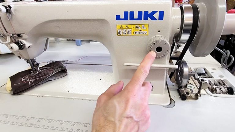 Stitch Regulator On A Sewing Machine