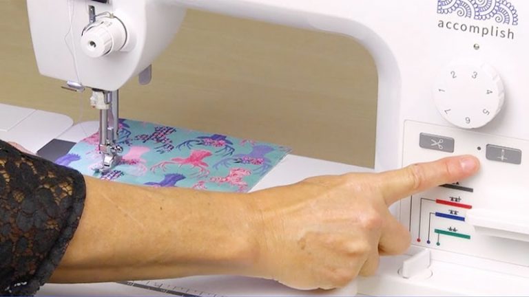 Needle Stop On A Sewing Machine