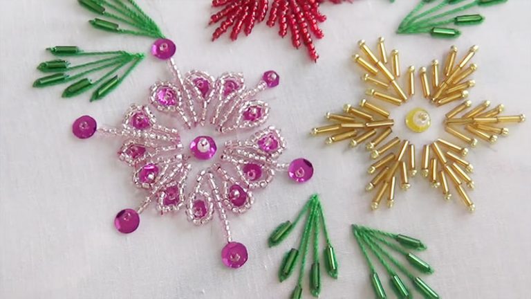 Beads To Embroidery