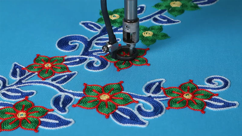 What is chenille embroidery  wayne arthur gallery