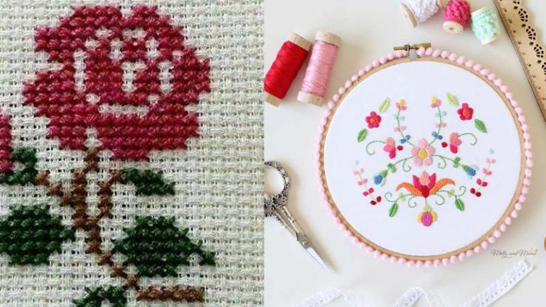 Cross Stitch And Embroidery Hoops