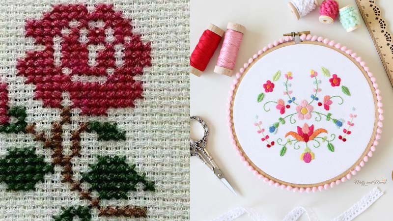 Cross Stitch And Embroidery Hoops 