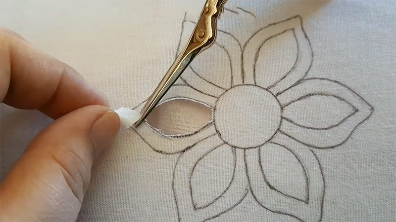 Cut Around Embroidery