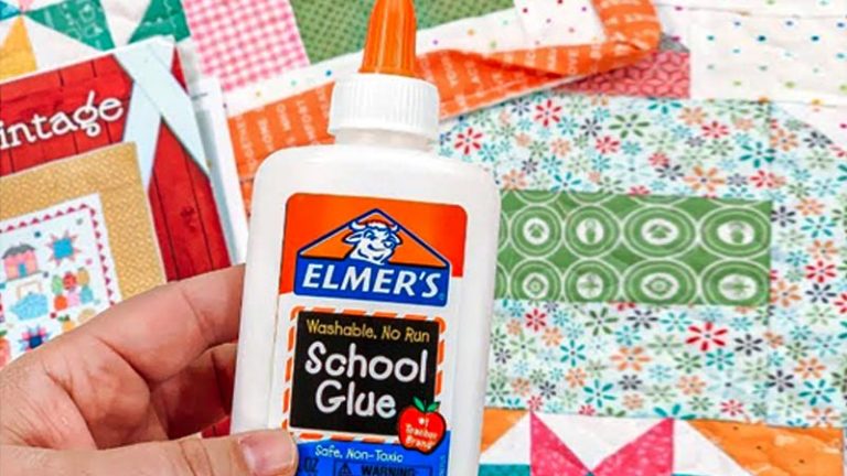 Elmer’s Glue To Appliqué