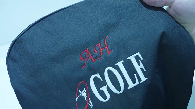 Embroider On A Golf Bag