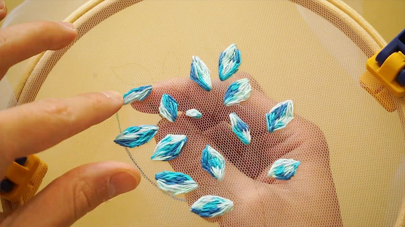  Embroider Tulle