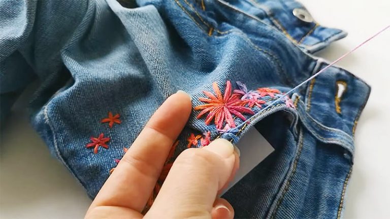 Embroidering On Denim Hard