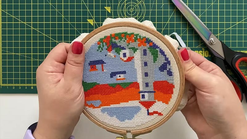 How Do You Get Rid Of Hoop Marks In Cross Stitch